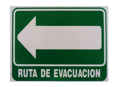 Señalamiento de Ruta de Evacuación